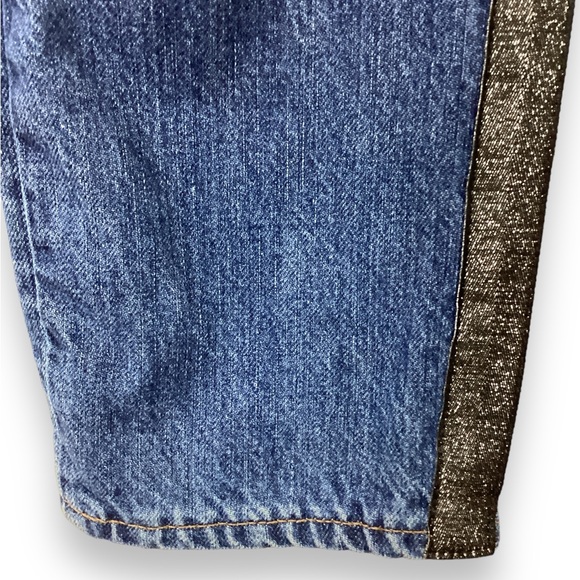 Madewell The Perfect Vintage Jean Metallic Tuxedo Stripe Edition - Picture 6 of 8